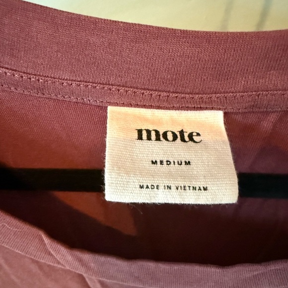 MOTE Women's Blouse Bluch Sleeveless Tunic Shirt Size Medium High Low Hem - Picture 3 of 6